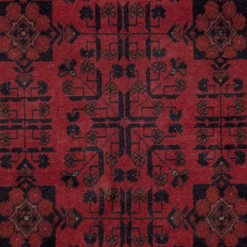 Afghan Teppich - Kunduz - 206 x 151 cm - rot