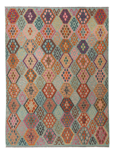 Kilim Maimana Alfombra 257x347cm - Alfombra de lana
