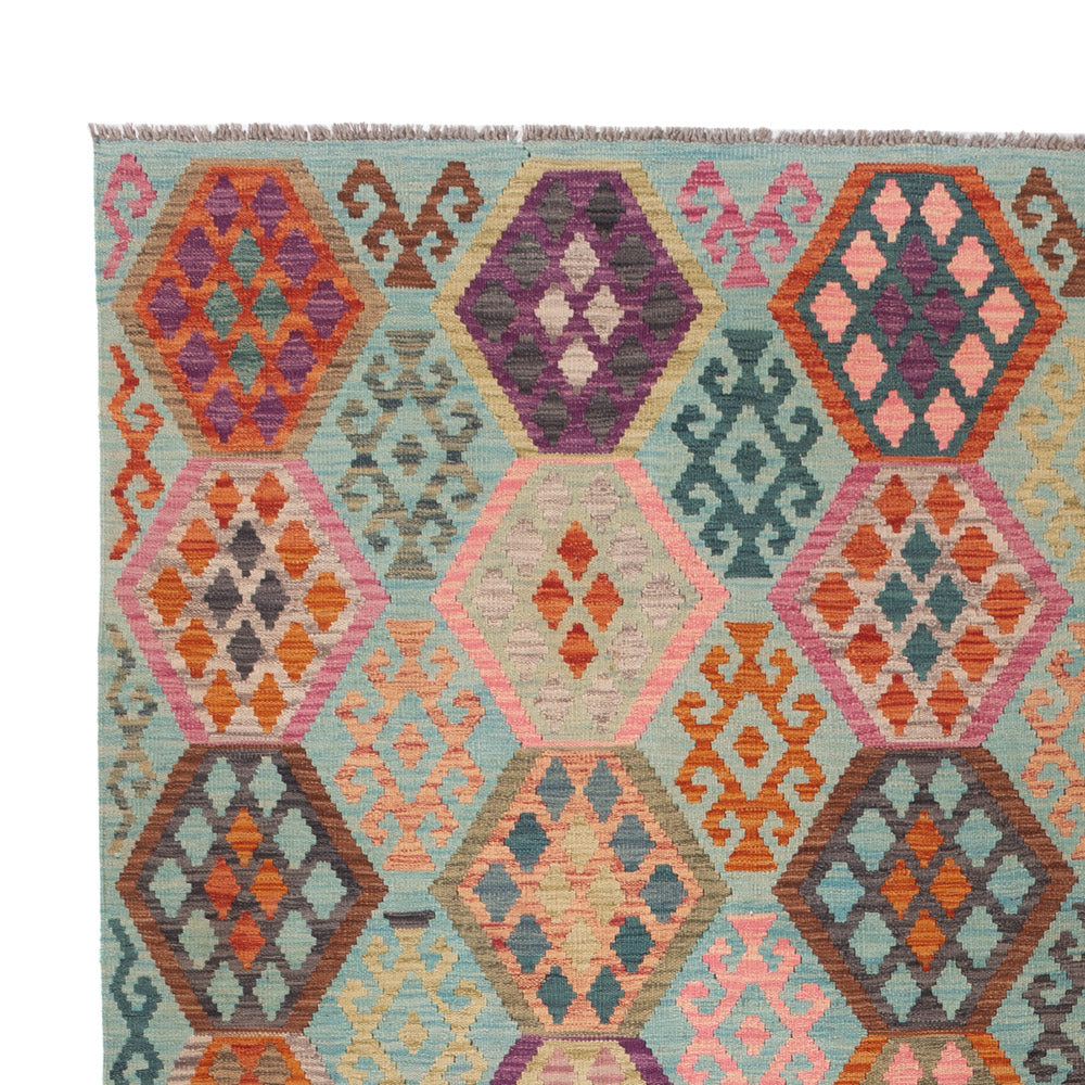 Kilim Maimana Alfombra 257x347cm - Alfombra de lana