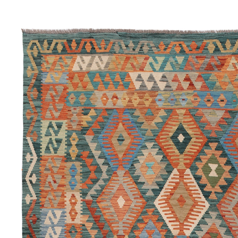 Kilim Maimana Alfombra 353x251cm - Alfombra de lana