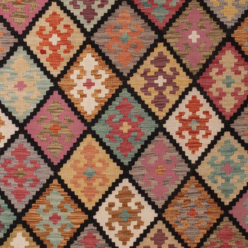 Kelim Teppich - Splash - 364 x 261 cm - bunt