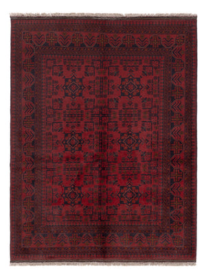 Afghan Teppich - Kunduz - 200 x 152 cm - rot