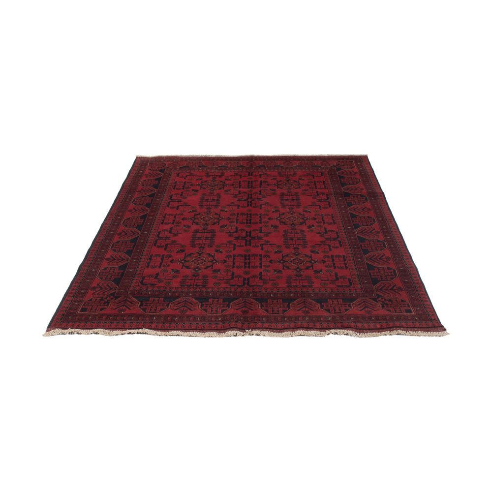 Afghan Teppich - Kunduz - 202 x 146 cm - rot
