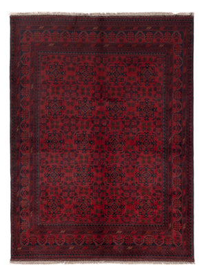Afghan Teppich - Kunduz - 200 x 151 cm - rot