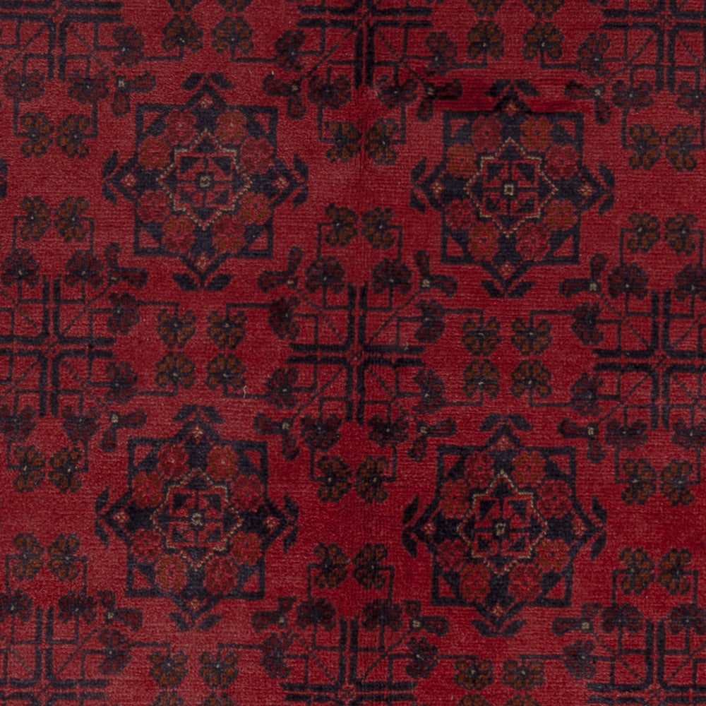 Afghan Teppich - Kunduz - 200 x 151 cm - rot