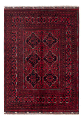 Afghan Teppich - Kunduz - Royal - 203 x 150 cm - rot