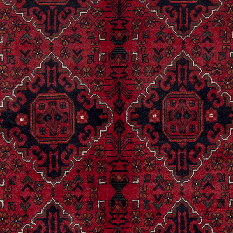Afghan Teppich - Kunduz - Royal - 203 x 150 cm - rot