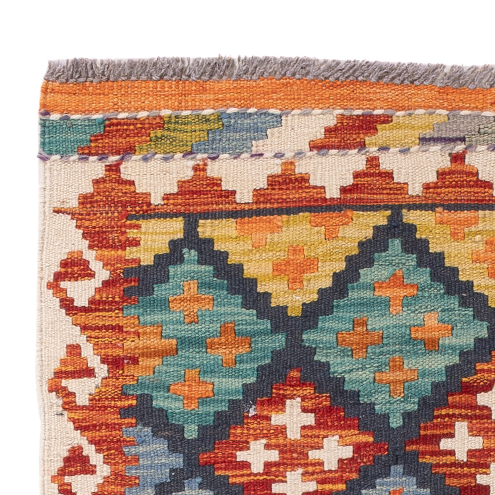 Kilim Maimana Alfombra 114x82cm - Alfombra de lana
