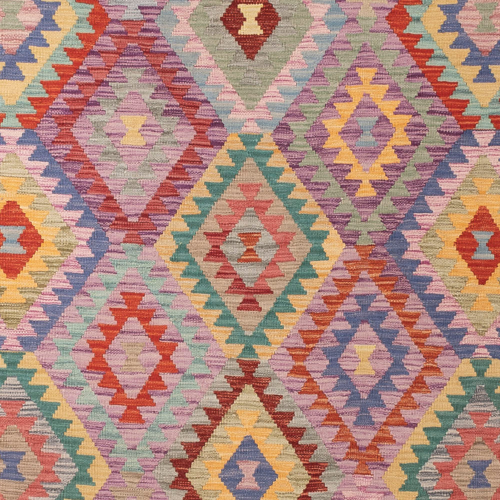 Kelim Teppich - Splash - 304 x 242 cm - bunt