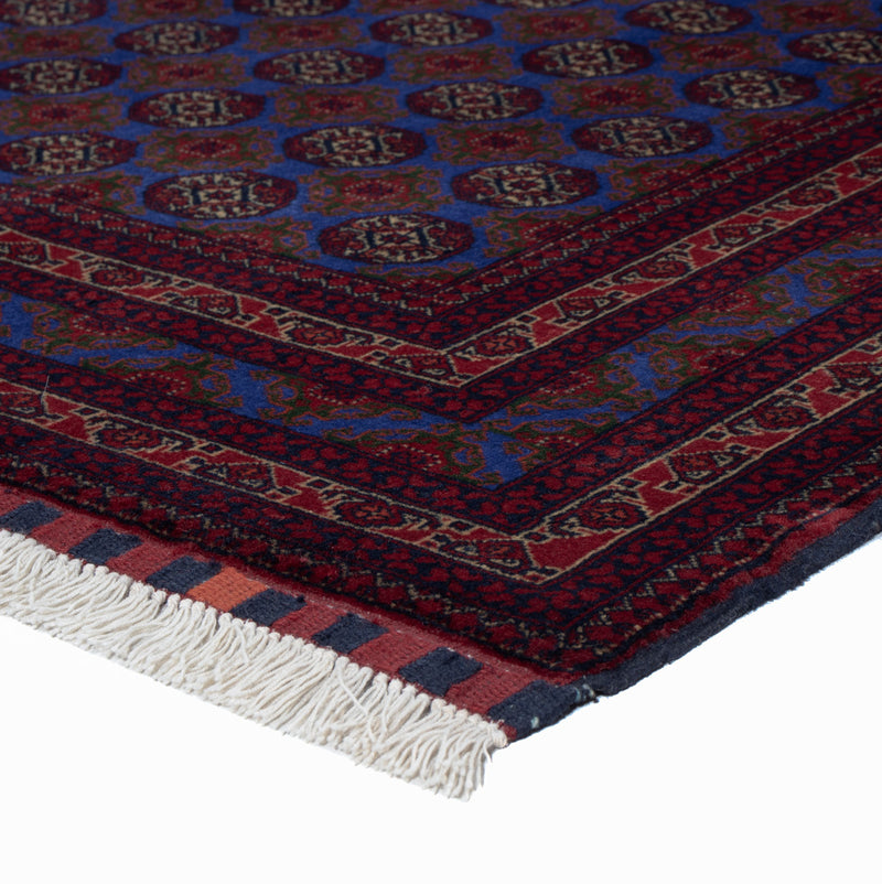 Afghan Teppich - Royal - 195 x 151 cm - blau