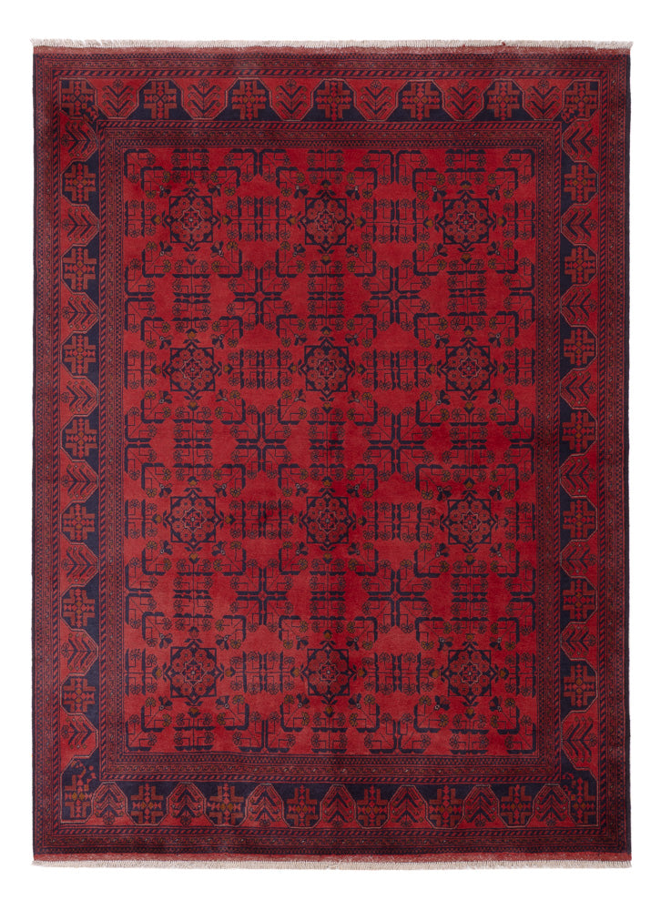 Afghan Teppich - Kunduz - 236 x 175 cm - rot