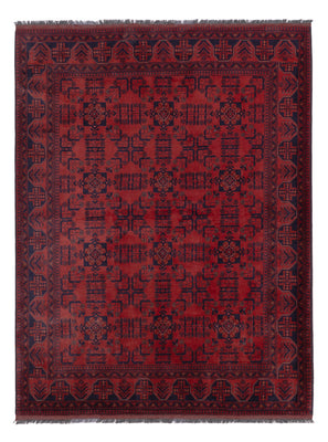 Afghan Teppich - Kunduz - 233 x 178 cm - rot