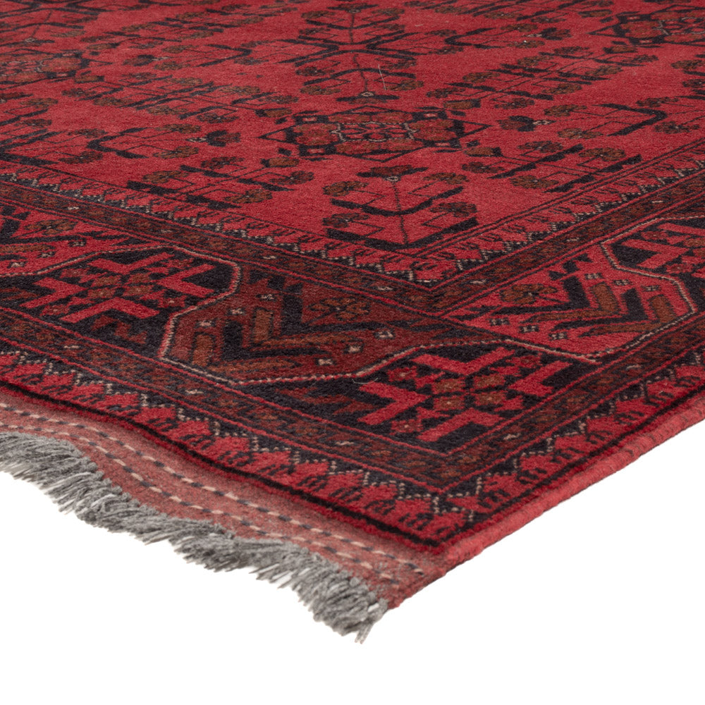 Afghan Teppich - Kunduz - 231 x 173 cm - rot
