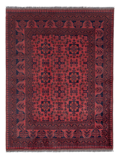 Khal Mohammadi Alfombra 153x198cm - Alfombra oriental - rojo