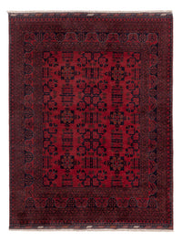 Afghan Teppich - Kunduz - 196 x 151 cm - rot