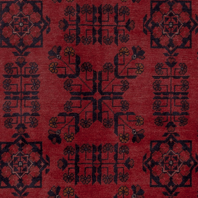 Afghan Teppich - Kunduz - 200 x 153 cm - rot