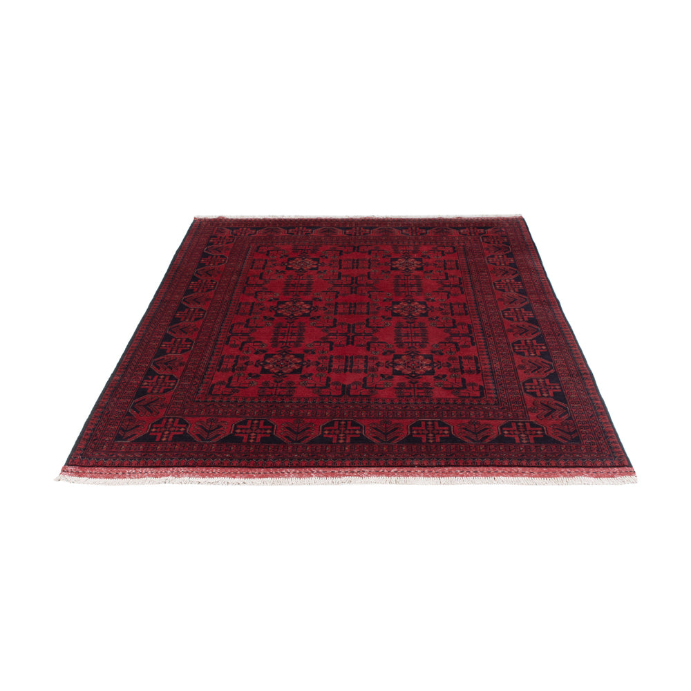 Afghan Teppich - Kunduz - 203 x 151 cm - rot