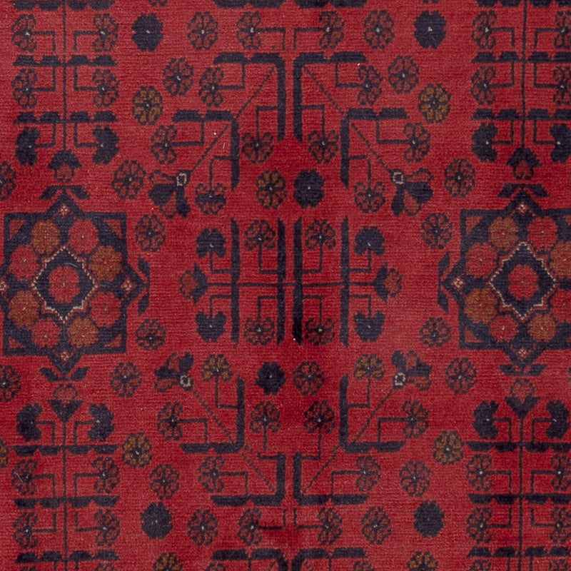 Afghan Teppich - Kunduz - 196 x 148 cm - rot