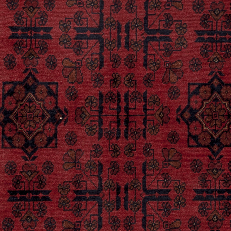 Afghan Teppich - Kunduz - 195 x 150 cm - rot