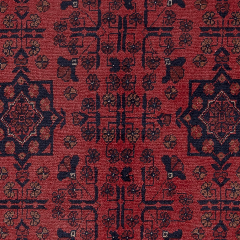 Afghan Teppich - Kunduz - 196 x 151 cm - rot