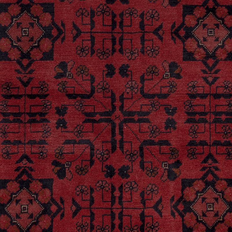Afghan Teppich - Kunduz - 194 x 148 cm - rot
