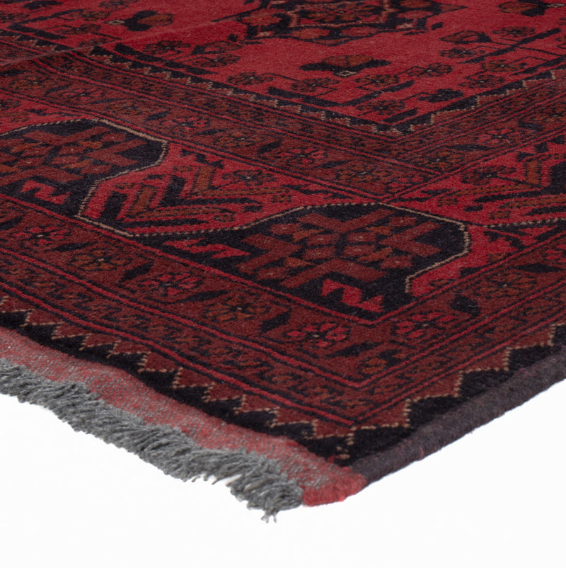 Afghan Teppich - Kunduz - 200 x 153 cm - rot