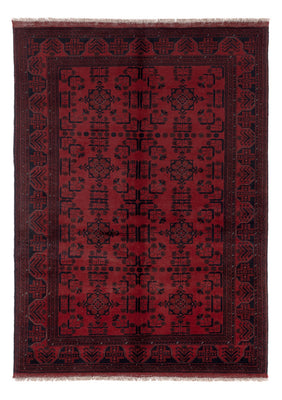 Afghan Teppich - Kunduz - 207 x 148 cm - rot