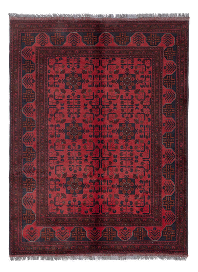 Khal Mohammadi Alfombra 150x196cm - Alfombra oriental - rojo