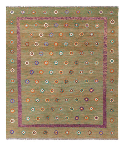 Kilim Maimana Alfombra 258x303cm - Alfombra de lana