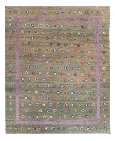 Kilim Maimana Alfombra 313x394cm - Alfombra de lana