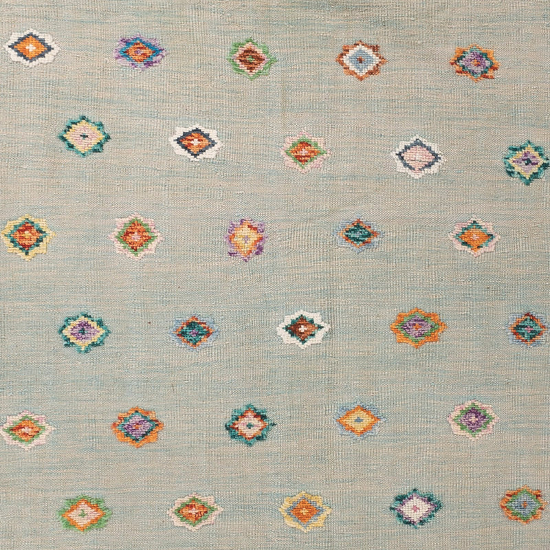 Kelim Teppich - Splash - 357 x 256 cm - grau