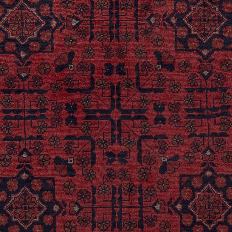 Afghan Teppich - Kunduz - 202 x 146 cm - rot