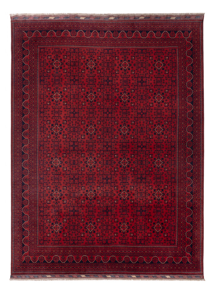 Afghan Teppich - Kunduz - 336 x 248 cm - rot