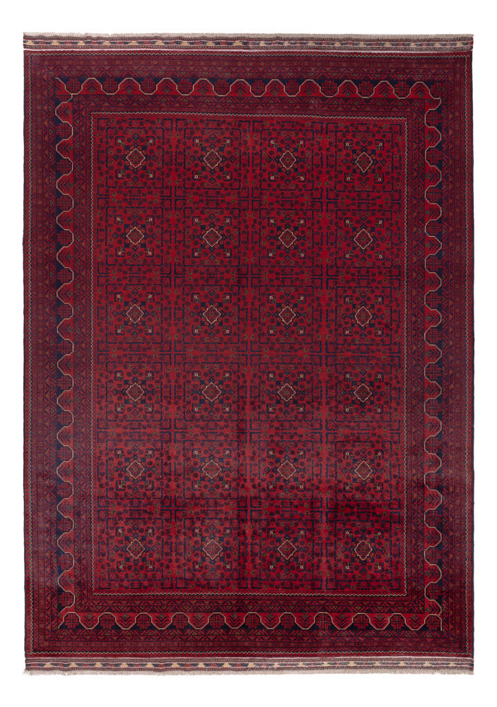 Afghan Teppich - Kunduz - 340 x 248 cm - rot