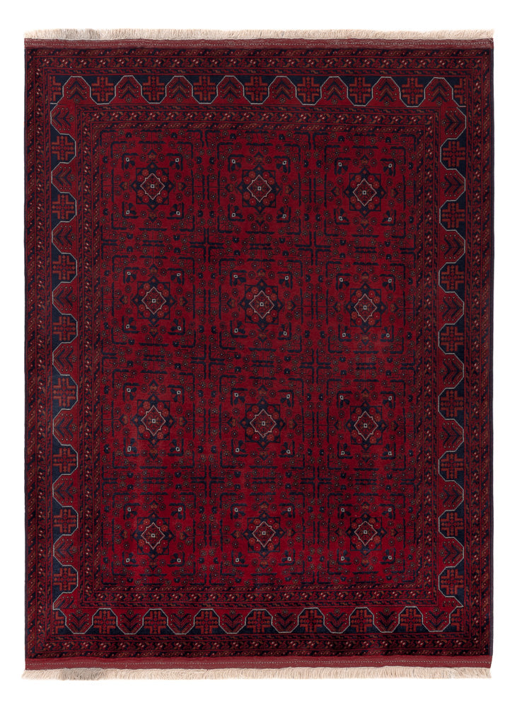 Afghan Teppich - Royal - 197 x 153 cm - rot