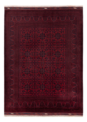 Afghan Teppich - Royal - 201 x 152 cm - rot