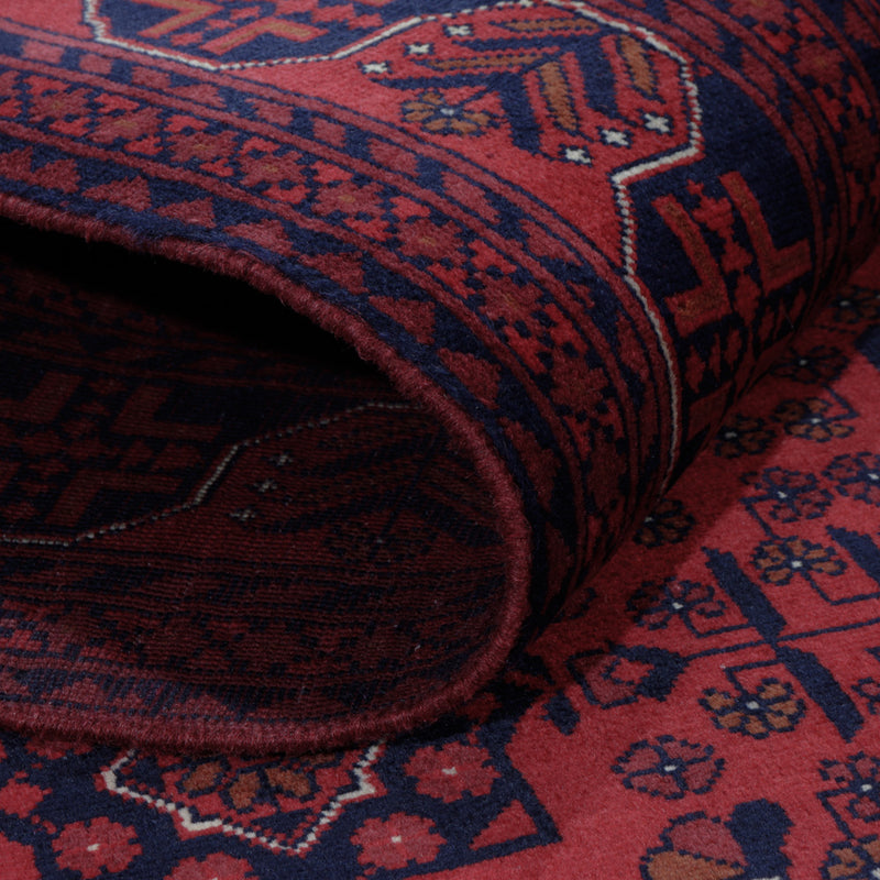 Afghan Teppich - Royal - 191 x 151 cm - rot
