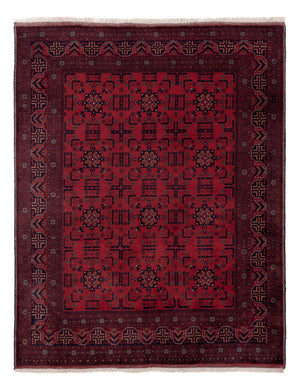 Afghan Teppich - Royal - 189 x 149 cm - rot