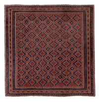 Kelim Teppich - Oriental quadratisch  - 157 x 150 cm - mehrfarbig