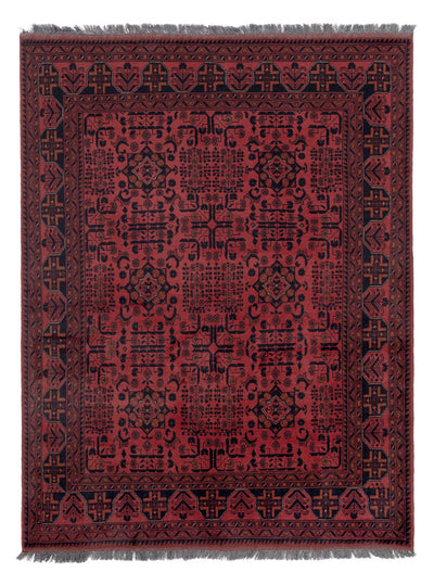 Alfombra Khal Mohammadi 154x197cm - Alfombra oriental - rojo