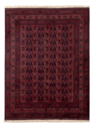 Afghan Teppich - Royal - 194 x 148 cm - rot