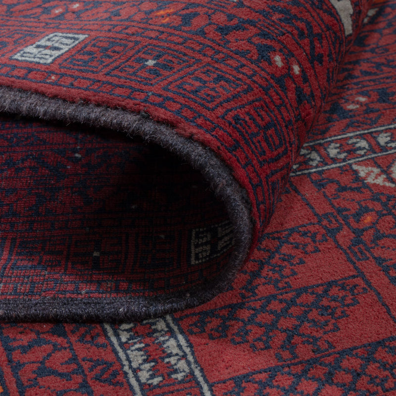 Afghan Teppich - 252 x 154 cm - rot