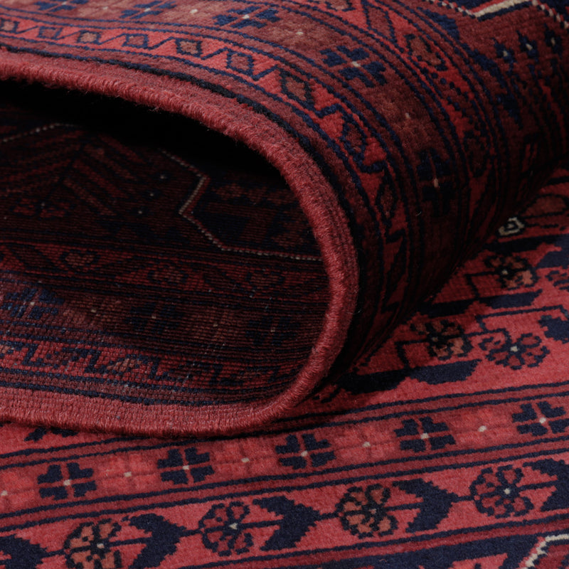 Afghan Teppich - Royal - 193 x 147 cm - rot