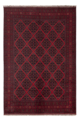 Afghan Teppich - Kunduz - 302 x 203 cm - rot
