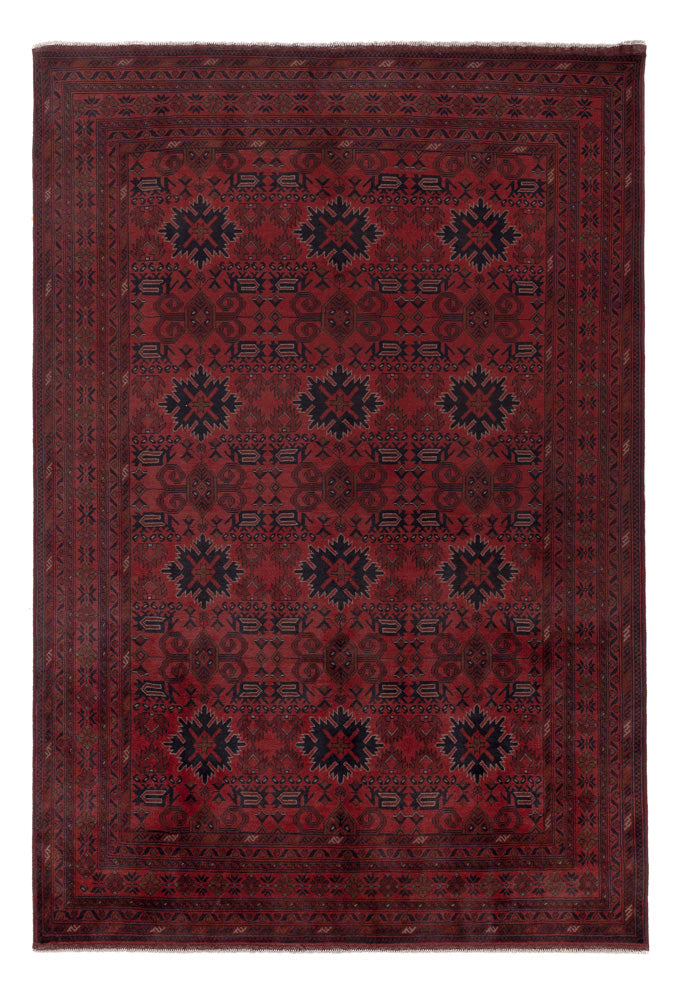Afghan Teppich - Kunduz - 294 x 199 cm - rot