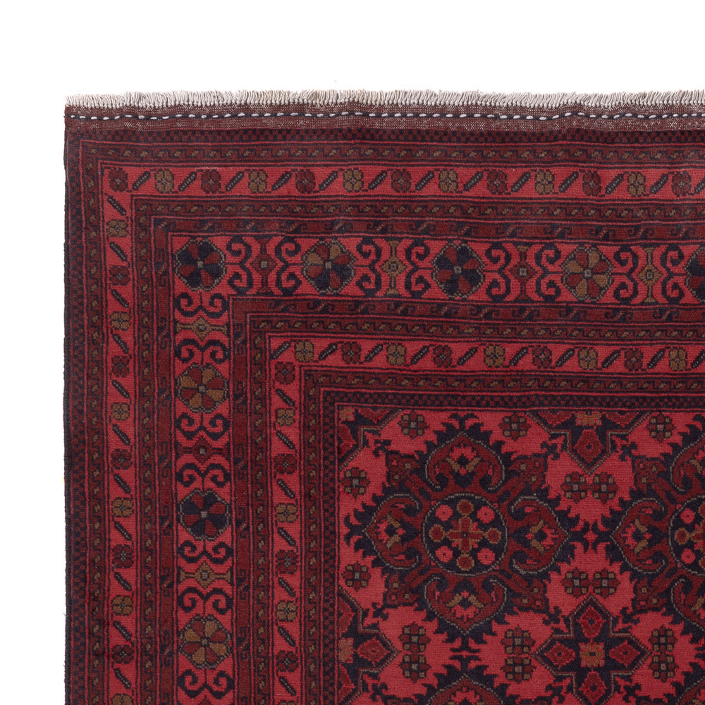 Afghan Teppich - Kunduz - 296 x 196 cm - rot