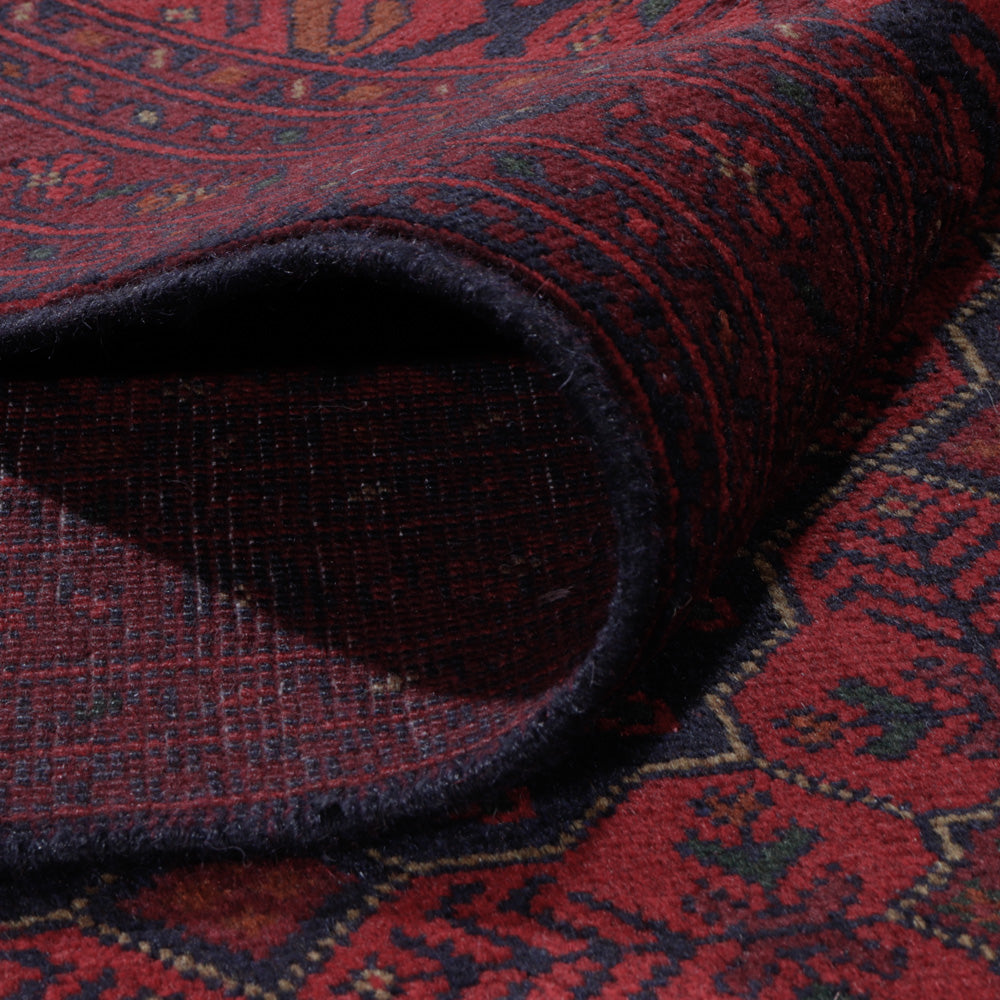 Afghan Teppich - Kunduz - 296 x 200 cm - rot