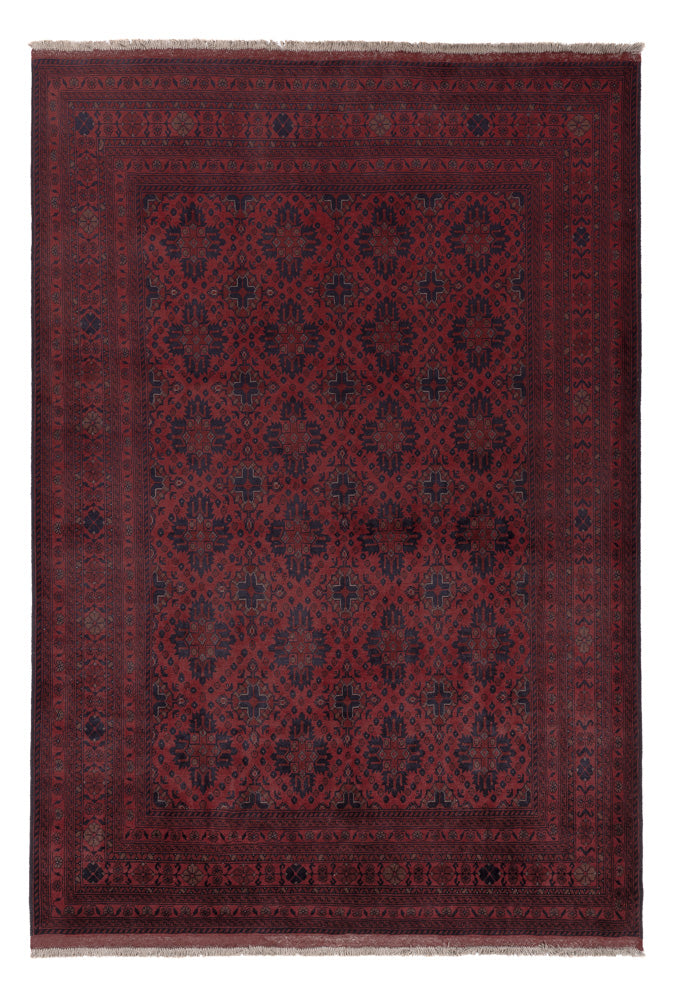 Afghan Teppich - Kunduz - 298 x 205 cm - rot