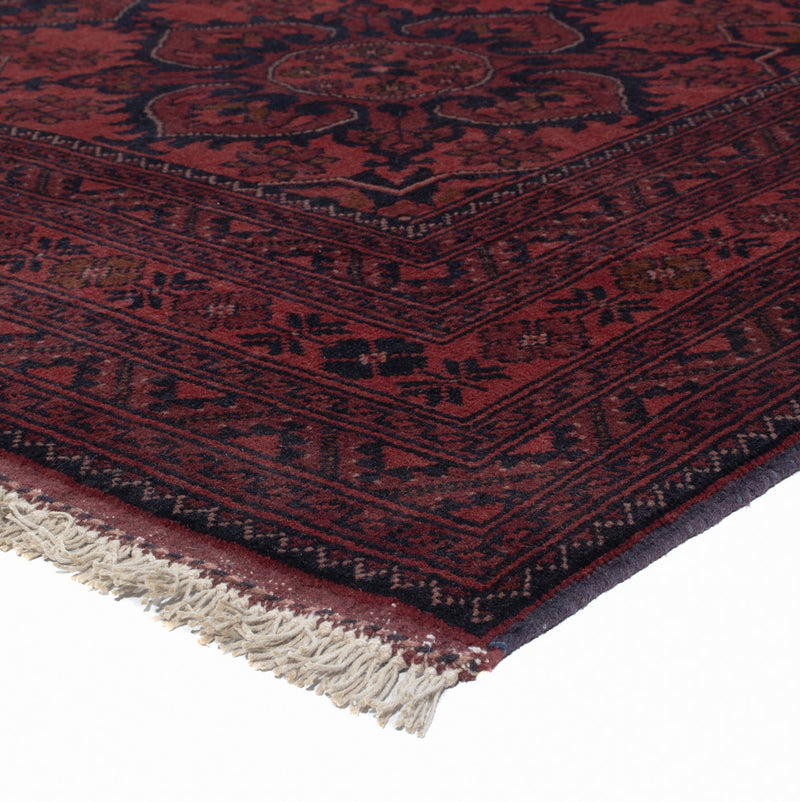 Afghan Teppich - Kunduz - 301 x 202 cm - rot