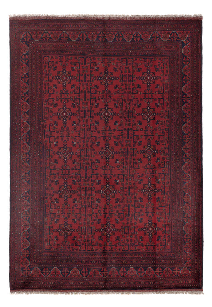 Afghan Teppich - Kunduz - 300 x 205 cm - rot